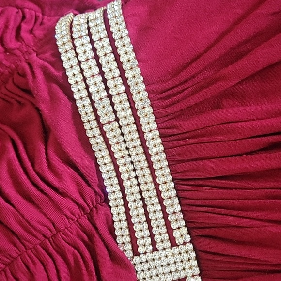 SKY TOP/ DRESS rhinestones SIZE Large VGUC - Picture 3 of 11